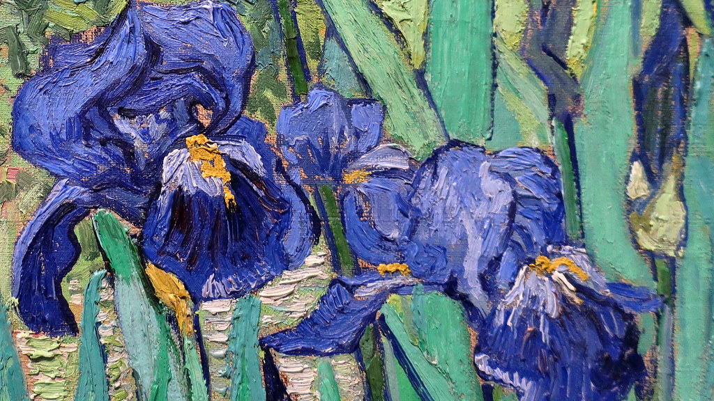 180927 076 Getty Center Museum West Pavilion, Irises (de… Flickr