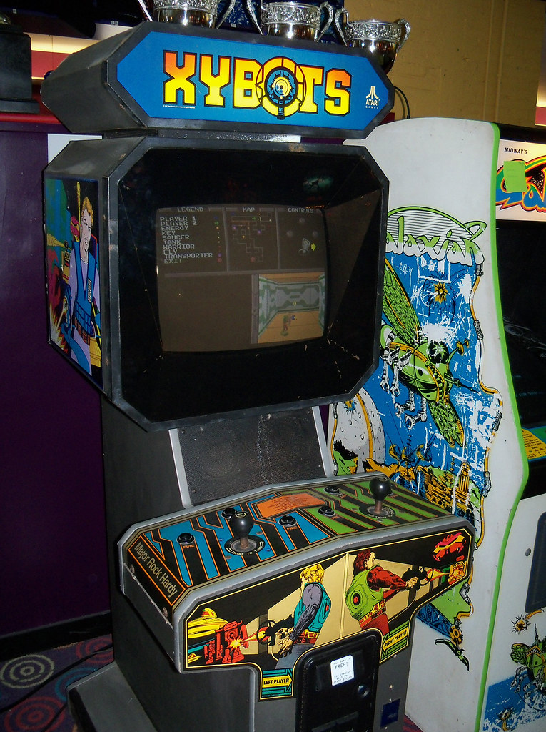 Xybots Close up of Xybots video game (Atari, 1987… Flickr