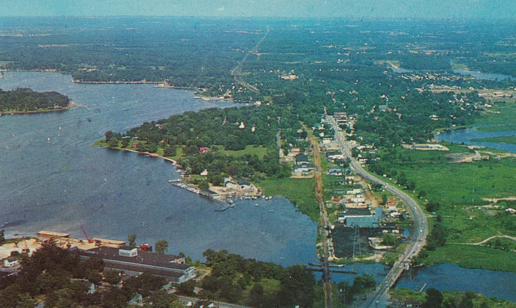 SW Grand Haven Spring Lake Ferrysburg MI 1961 Aerial View … Flickr