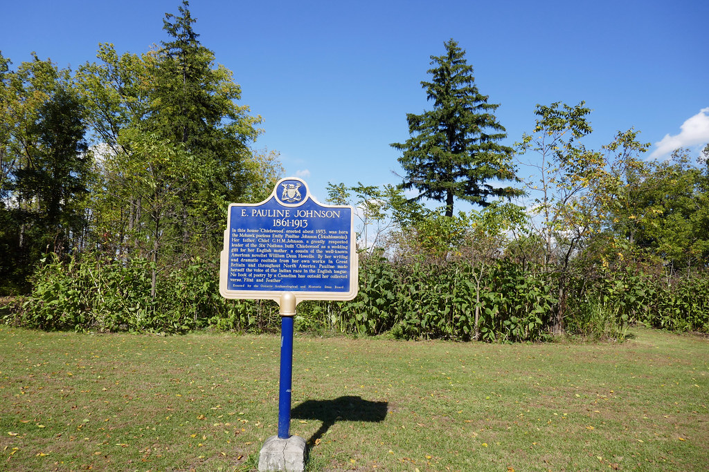 E. Pauline Johnson 18611913 plaque Chiefswood National Hi… Flickr