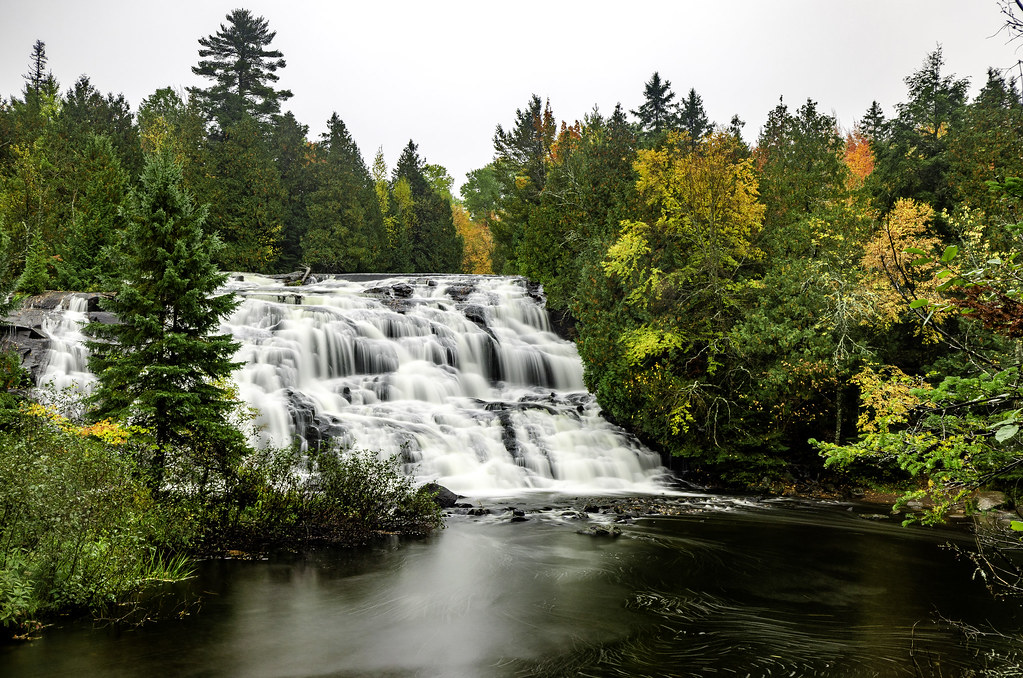 Bond Falls in Ontonagon County, Michigan taken in the ra… Flickr