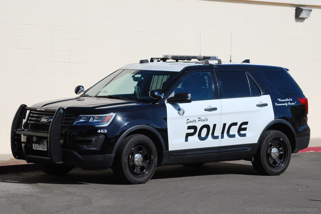 Santa Paula Police Santa Paula Police SUV parked at Santa … Flickr