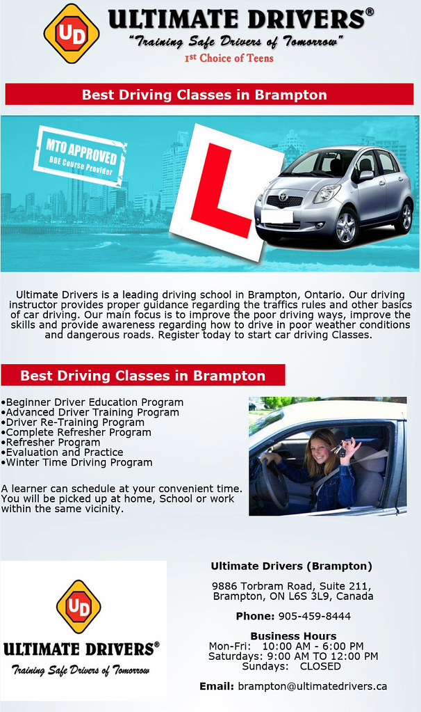 Best Driving Classes Brampton By Ultimate Drivers Ultimate… Flickr