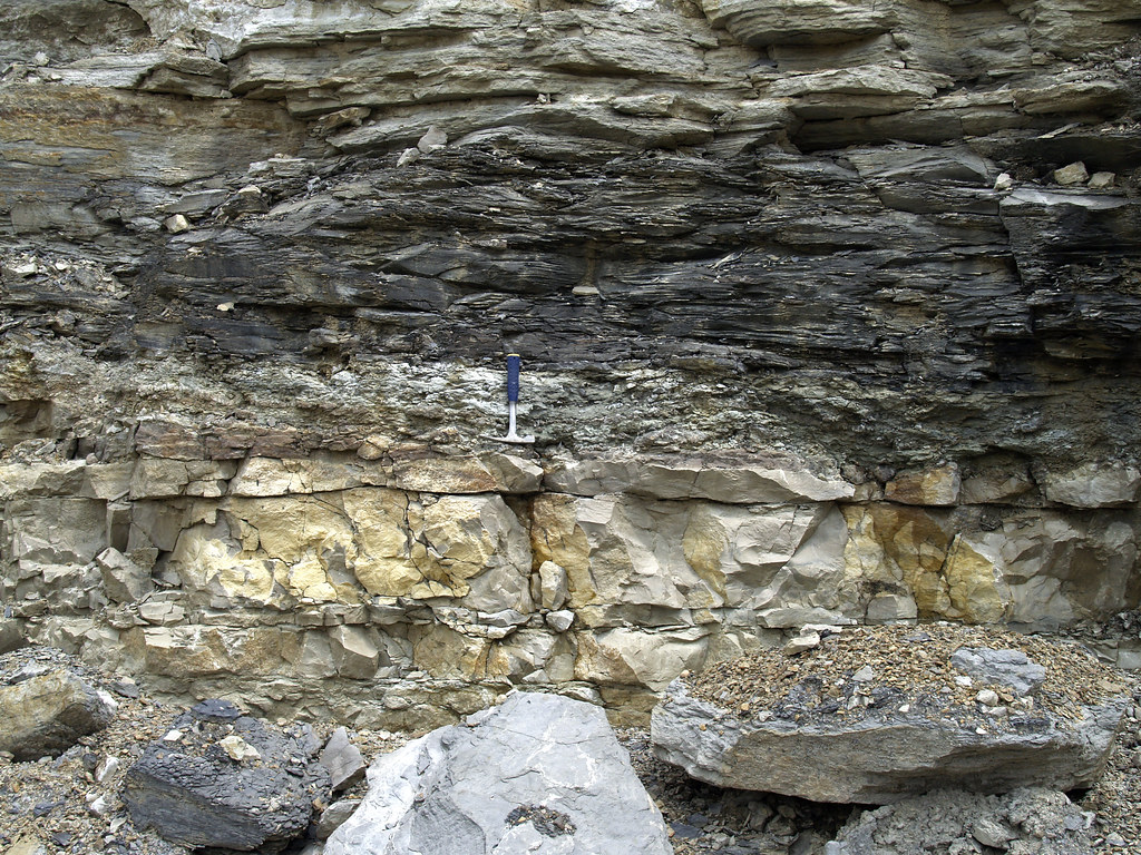 Pottsville Group over Maxville Limestone (Pleasant Valley Limestone