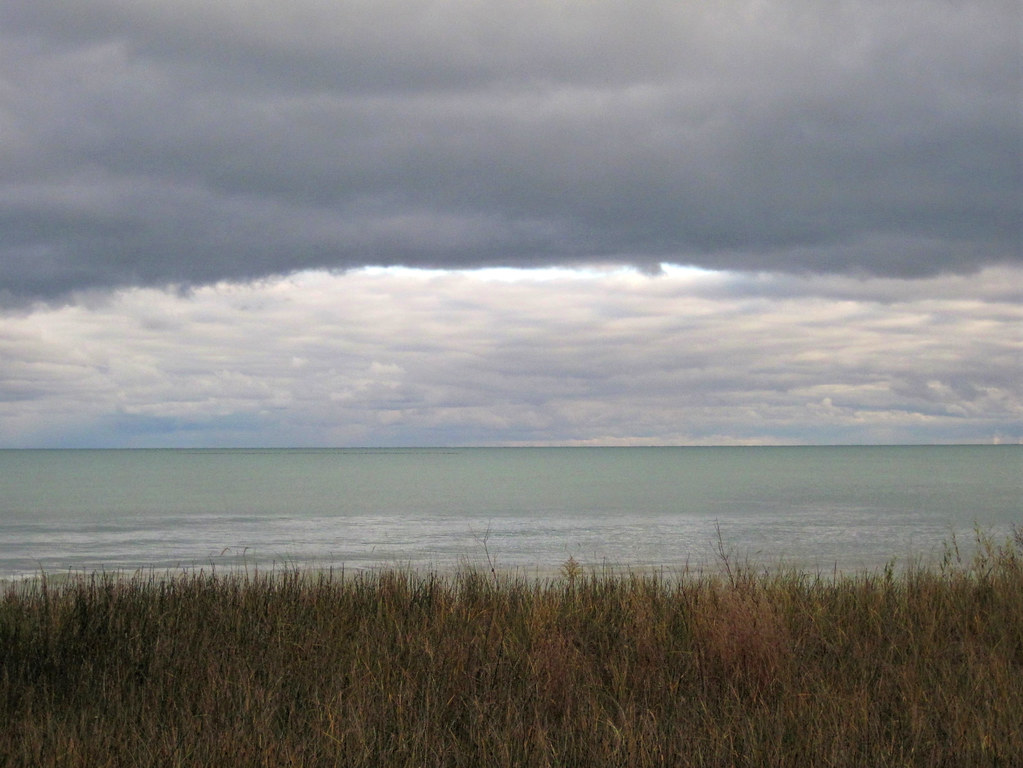 November skies Lake Huron at Greenbush, Michigan. Paul Bruce Flickr