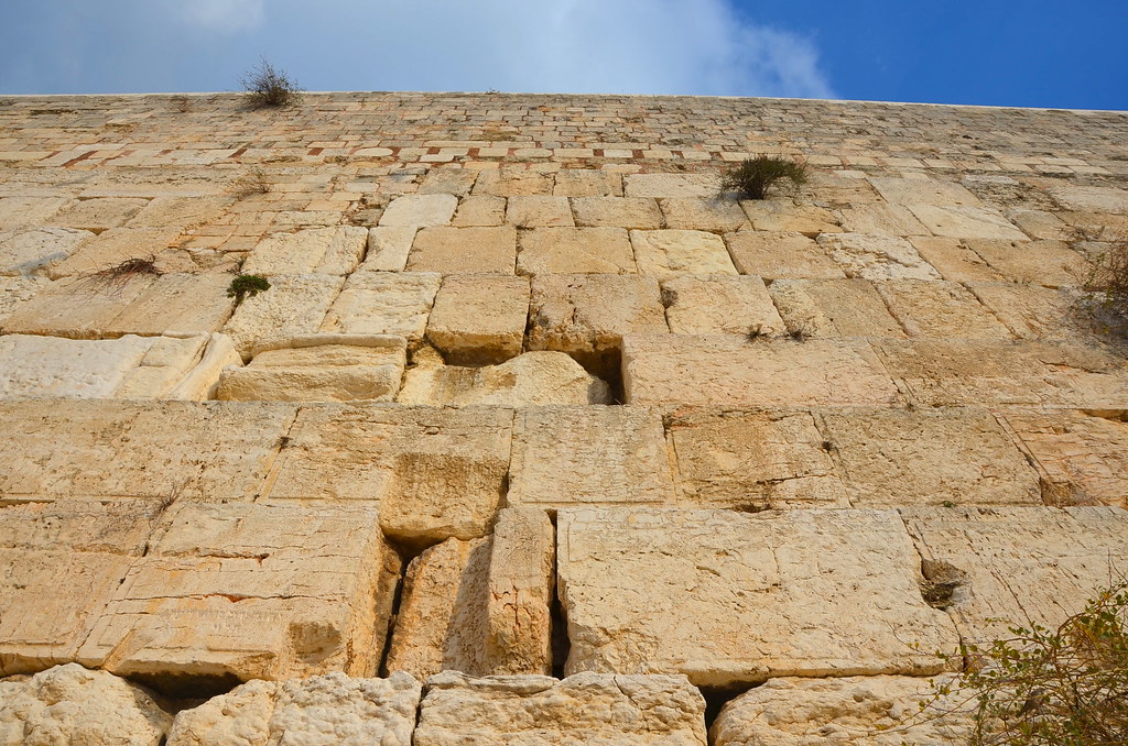 Stones of the Kotel Western Wall (Kotel), Jewish Quarter, … Flickr