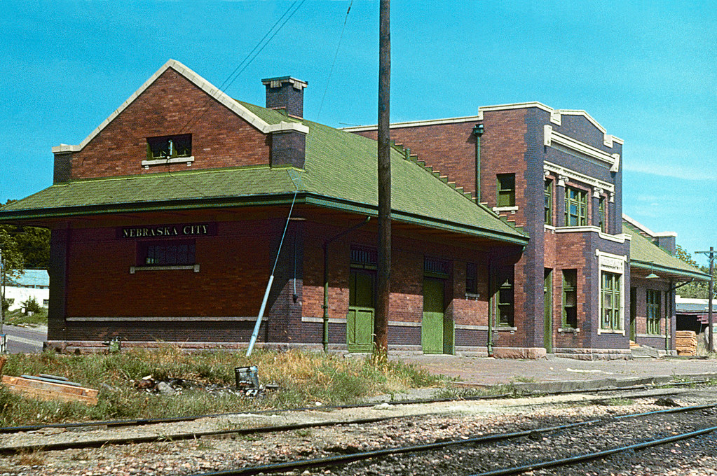 CB&Q Depot at Nebraska City, Nebraska Chicago Burlington &… Flickr