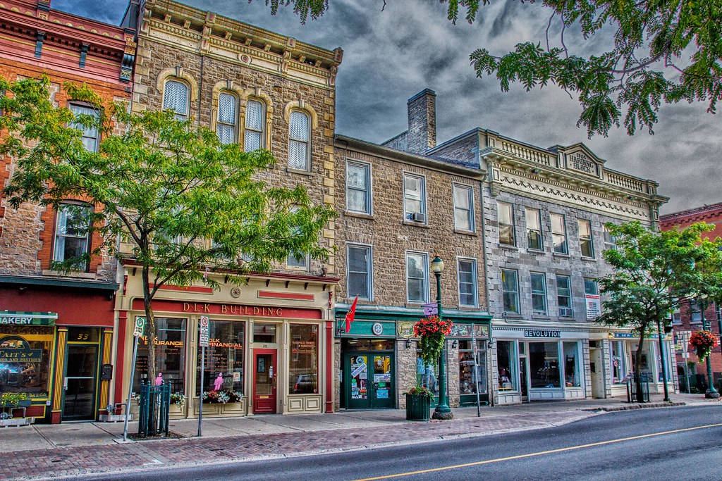 Brookville Ontario Canada King Street Commercial District a