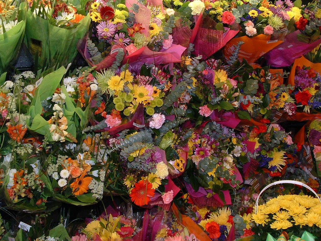 Flowers at the Grocery Store jnoriko Flickr