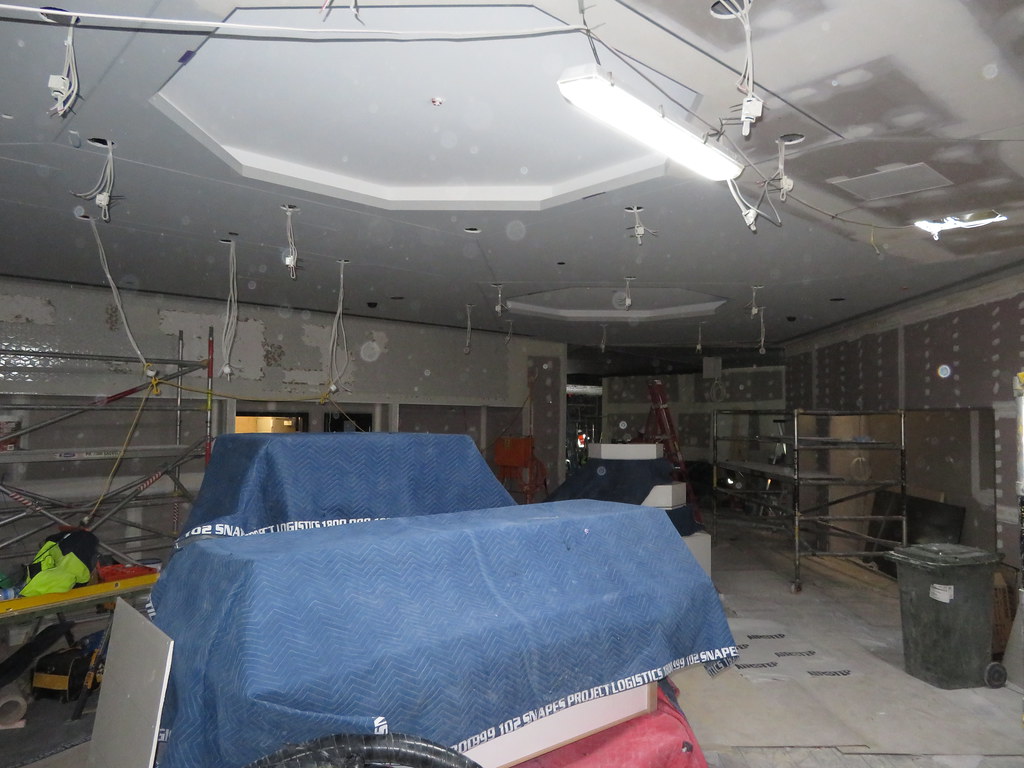Hoyts Tea Tree Plaza Entry Foyer during renovations Oc… Flickr