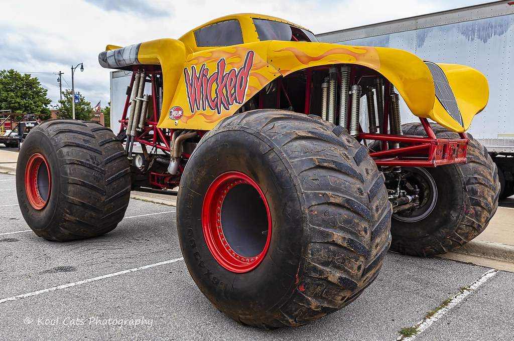 Wicked Monster Truck show in Oklahoma City. Kool Cats Photography