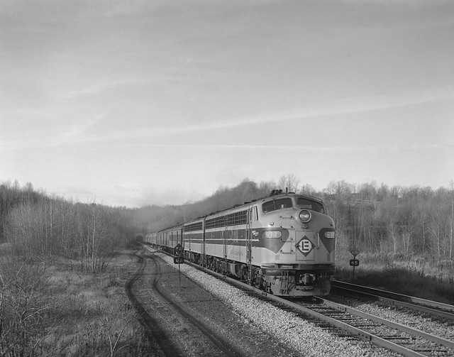 EL, Factoryville, Pennsylvania, 1966 Erie Lackawanna Railr… Flickr