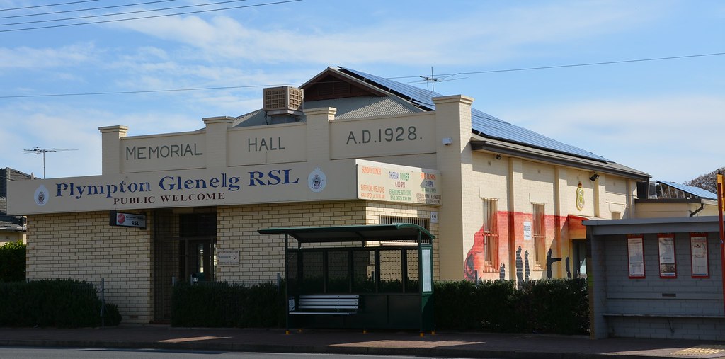 Plympton Memorial Hall of 1928 / PlymptonGlenelg RSL / Pl… Flickr