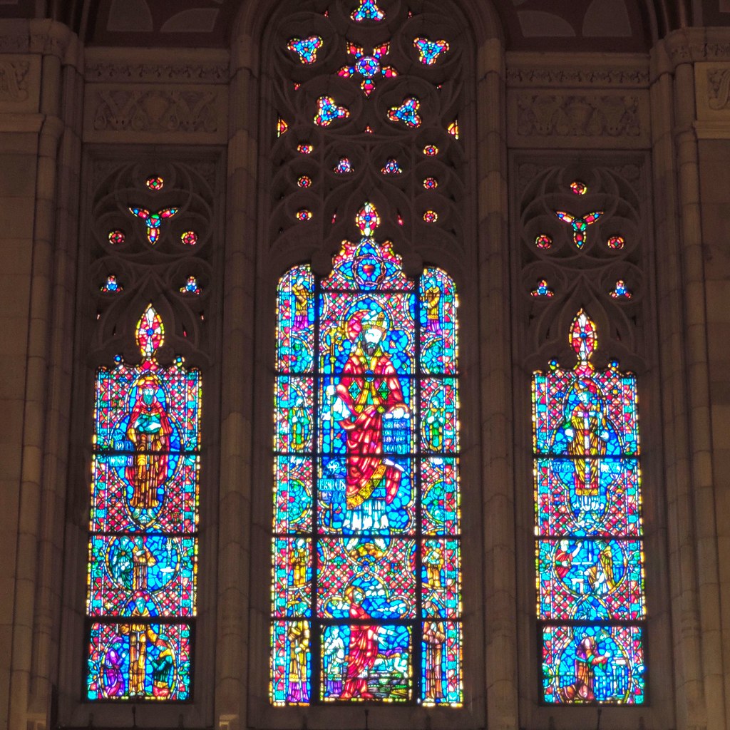 Holy Rosary Cathedral, Toledo There are many stained glass… Flickr