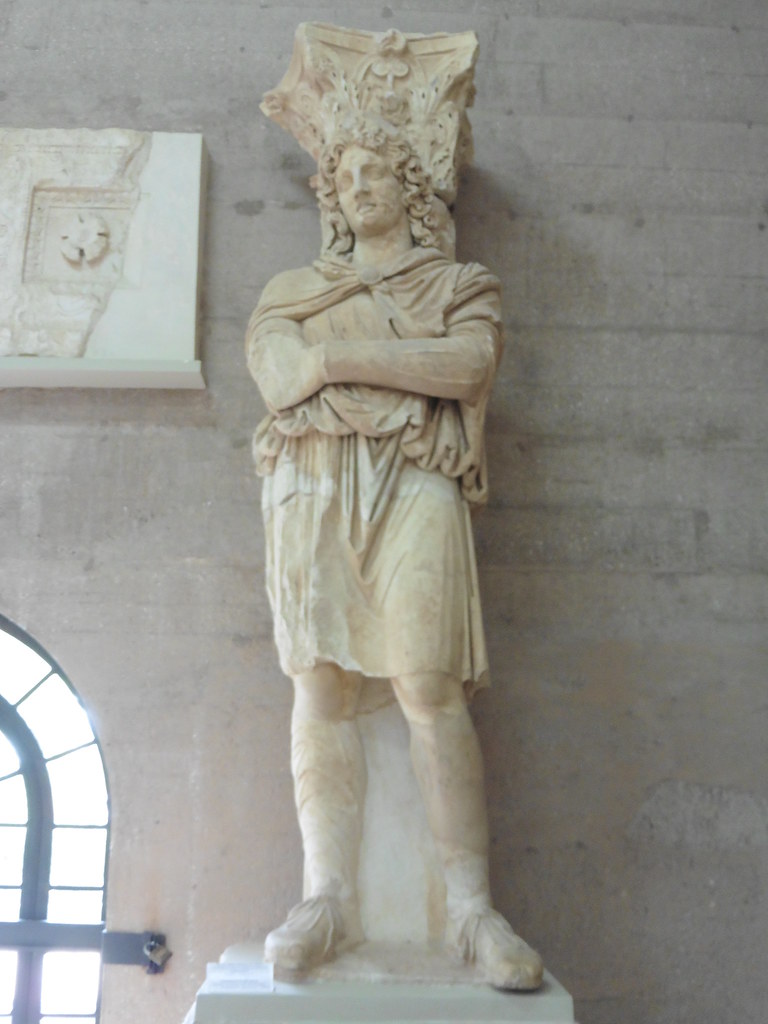 Ancient Corinth, Archaeological Museum, statue of Phrygian… michael