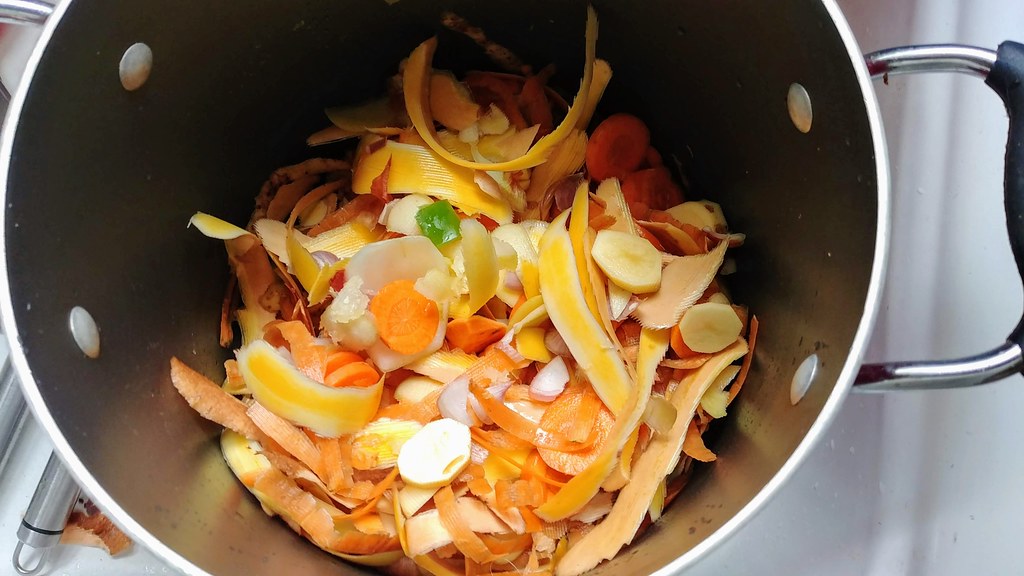 Vegetable Peelings for Making Broth! sk Flickr