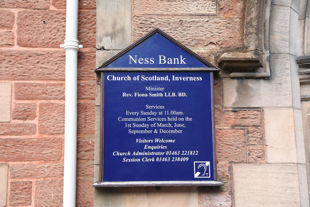 Ness Bank Church of Scotland Very near the banks of the Ri… Flickr