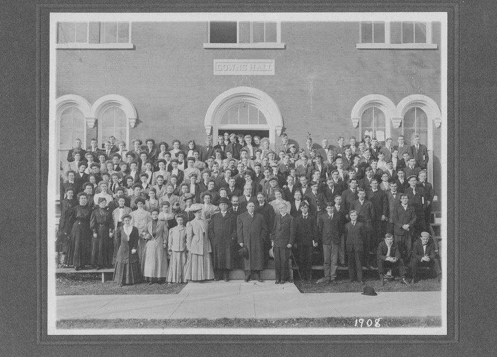 Class Photo 1908 Adrian College Shipman Library Flickr