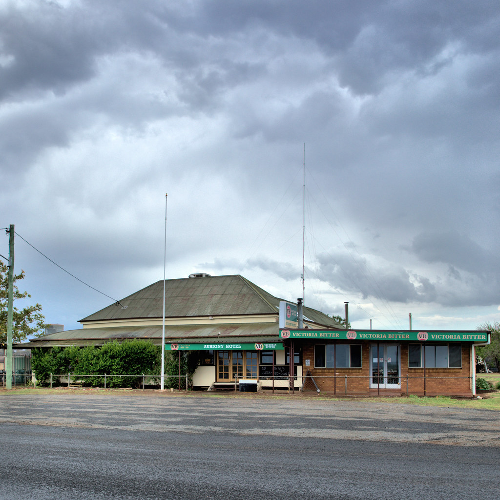 AUBIGNY HOTEL Aubigny on the Darling Downs, between Pittsw… Flickr