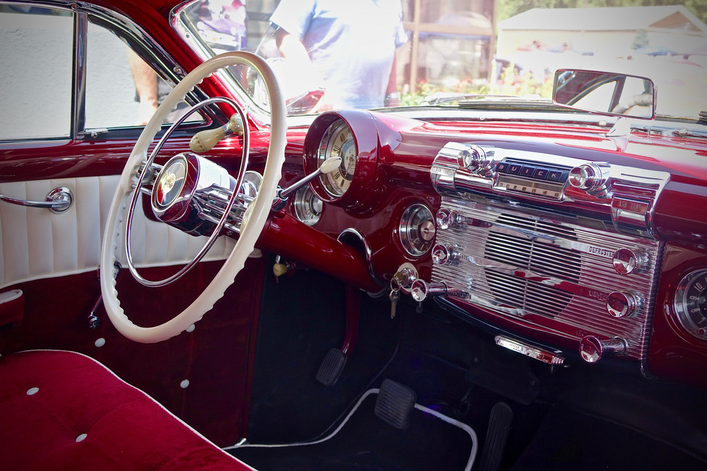 Red Buick interior a photo on Flickriver