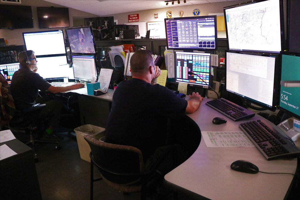 Redding Interagency Command Center, or Dispatch Center Flickr