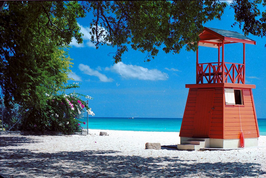 Brandon's Beach near Bridgetown Barbados Lifeguard tower o… Flickr