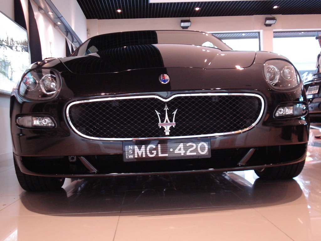 Front view on the Maserati Maserati Dealership on William … Flickr