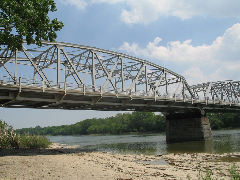 Maumee River bridge from Memorial Park in Waterville, Ohio… Flickr