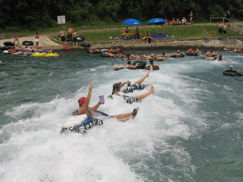 New Braunfels Chute, Comal River The ultimate challenge of… Flickr