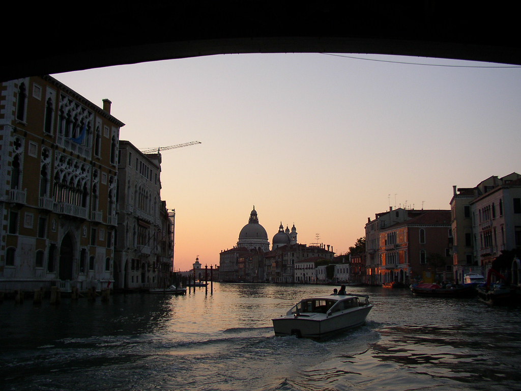 Venice The Grand Canal from underneath the Academia bridge… Flickr