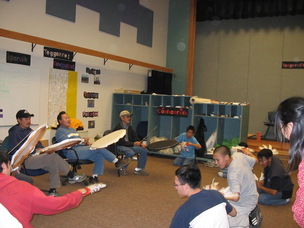 Native Dancing in Chevak School ppenniston Flickr