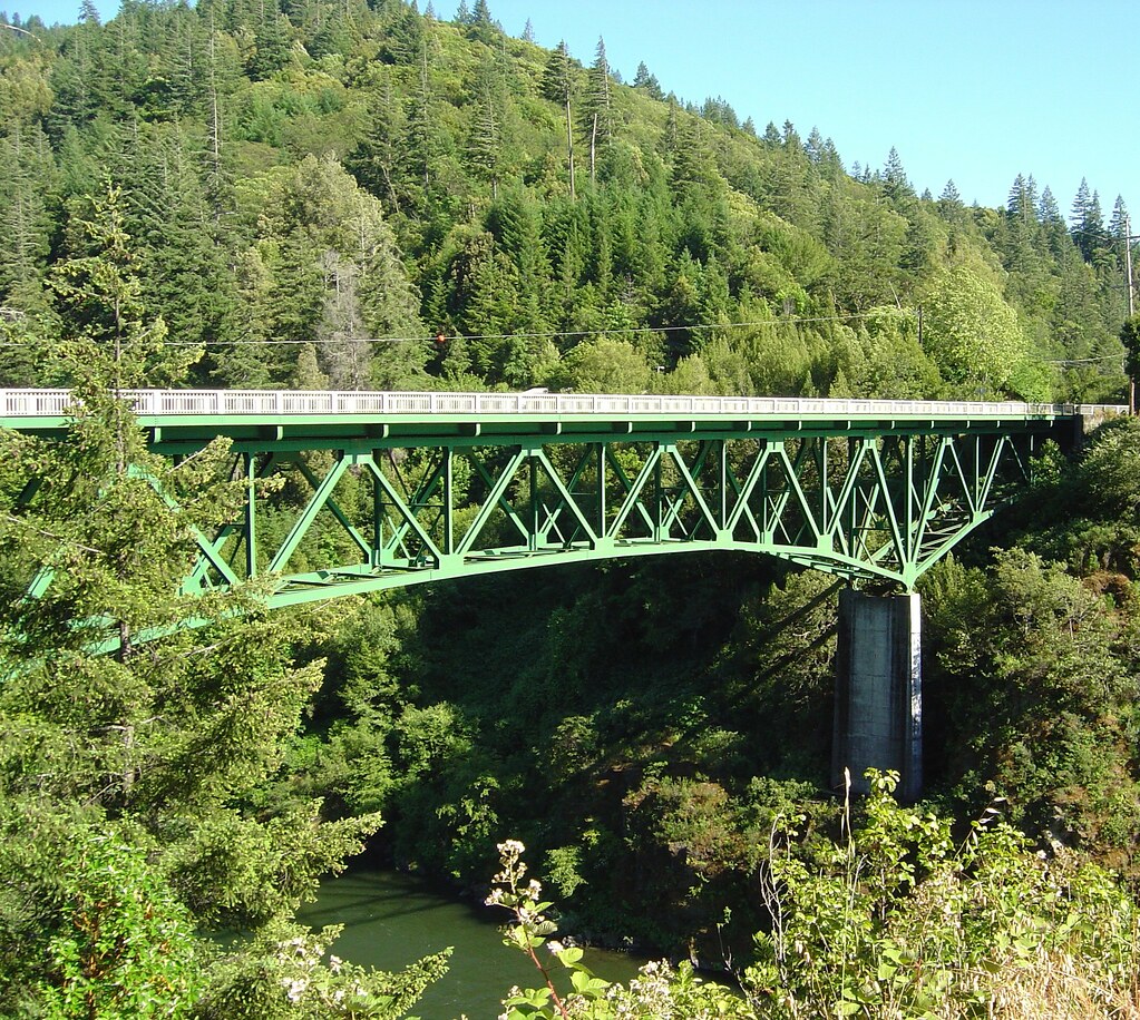 Bridge Weitchpec, CA Seth Gaines Flickr