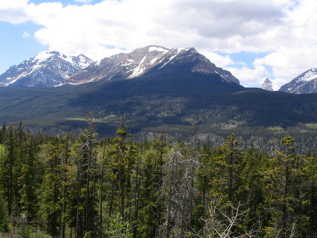 Entrance to Waterton Lakes National Park near Chief Mountain Border