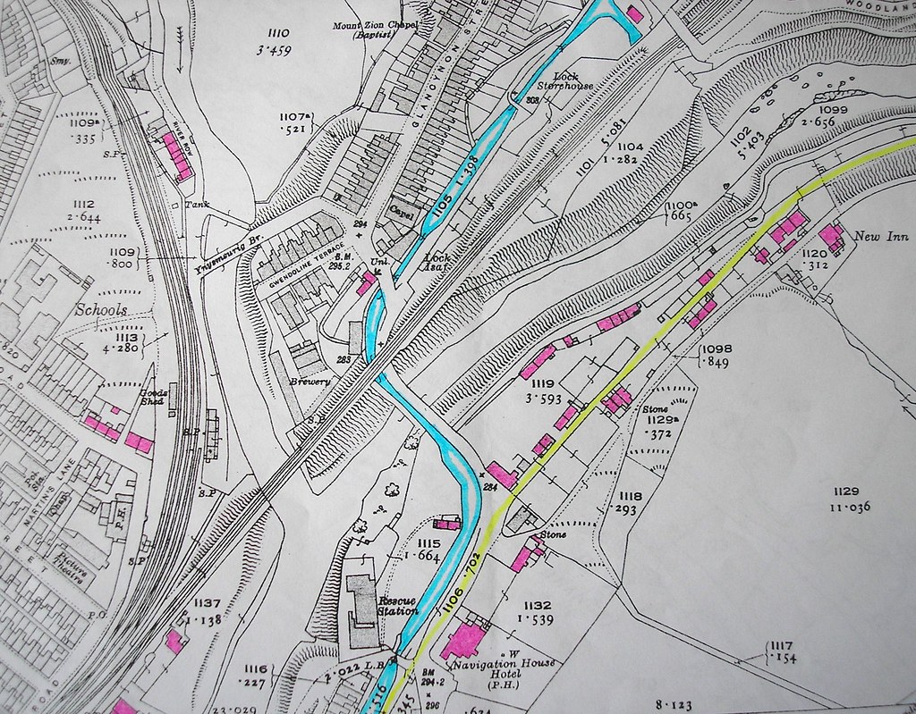 Canal (Abercynon) Ordnance Survey map of Na… Flickr