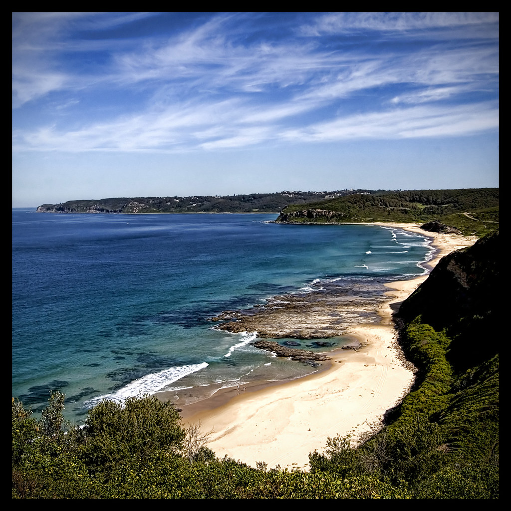 The crystal clear waters of Burwood Beach, Newcastle Flickr