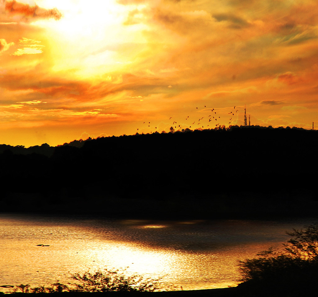 Sunset over Merstham Surrey, UK View On Black Berit Watkin Flickr
