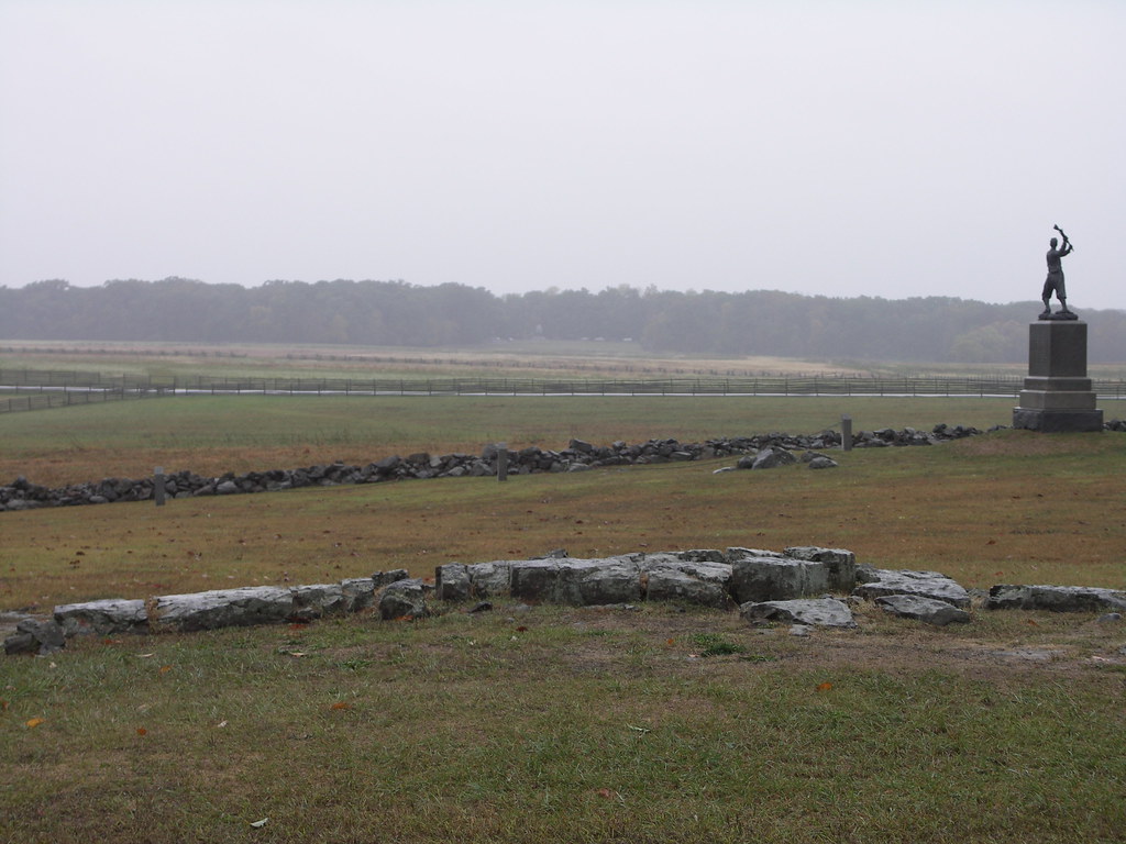 Pickett's Charge and VA Monument, from High Water Mark, Ge… Flickr