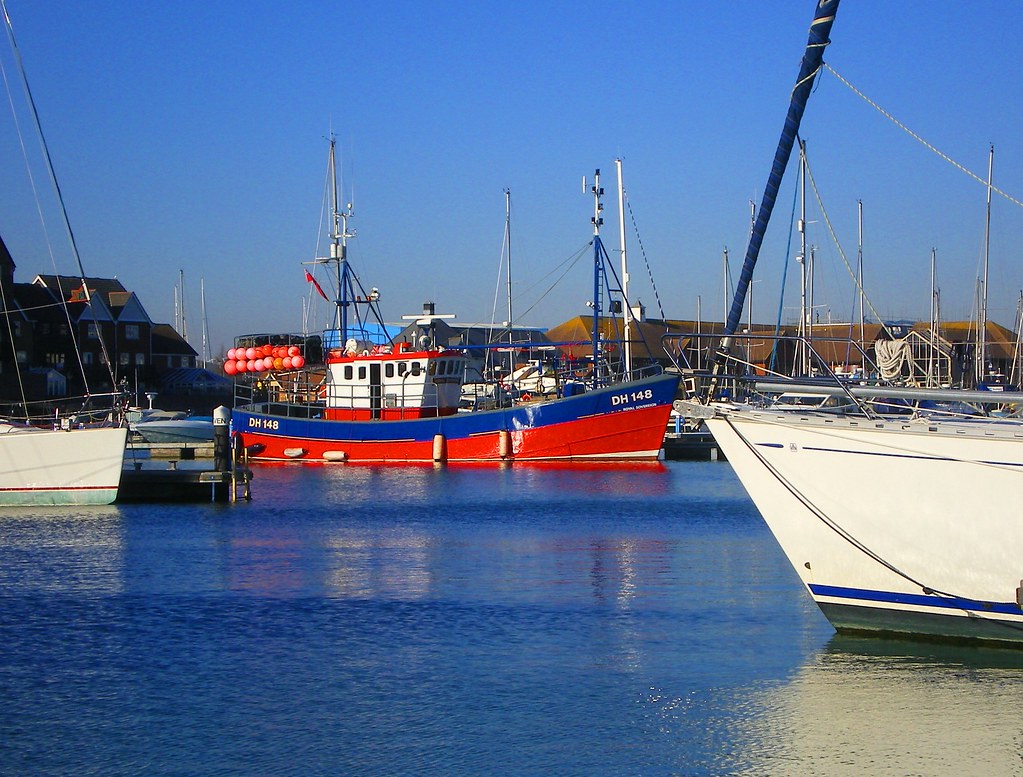 Fishing Boat at Eastbourne Harbour Phil Clements Flickr