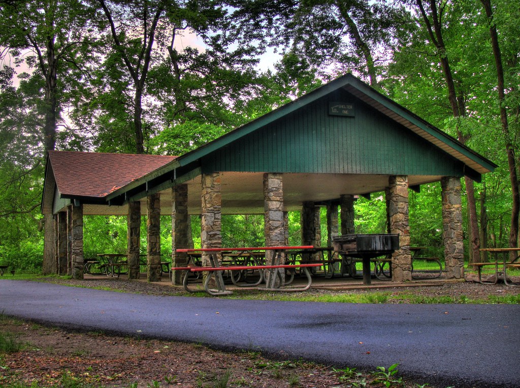 Picnic Shelter at Barcroft Park Kevin Borland Flickr