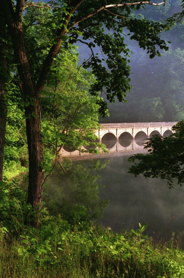 Gordon5 Lake Gordon Bridge in the Summer Cumberland MD. w… Flickr