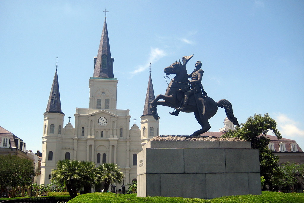New Orleans French Quarter Jackson Square and St. Louis… Flickr