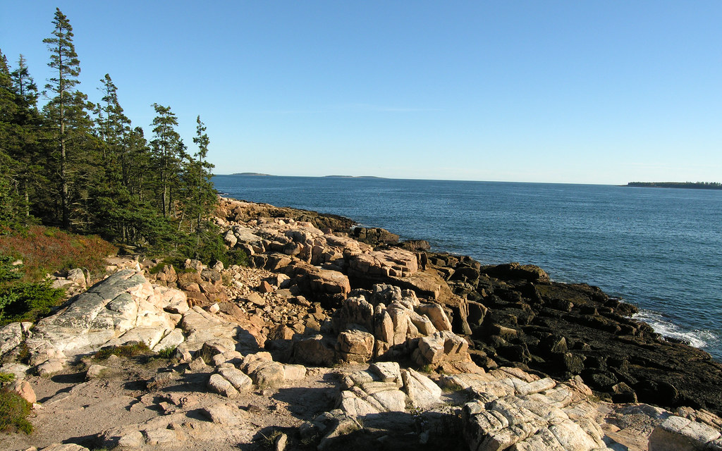Natural Seawall Mount Desert Island October 2006 Michael Zale Flickr