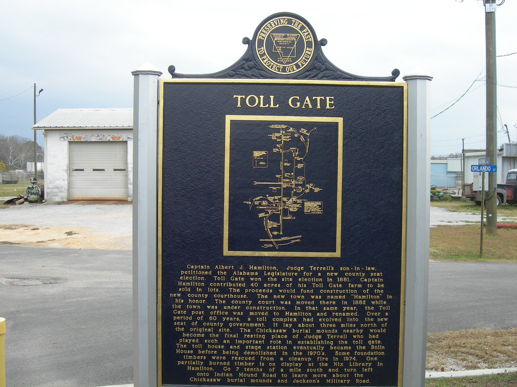 Toll Gate Historic Marker Located along the original toll … Flickr