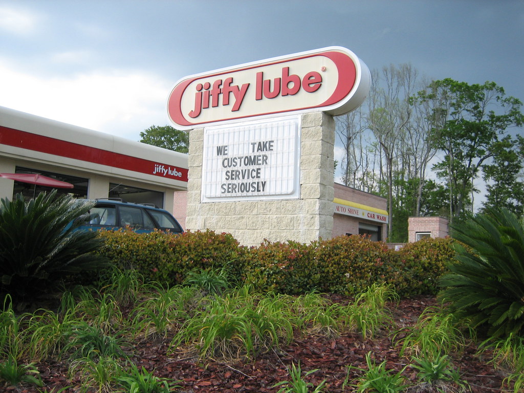 jiffy lube take customer service seriously Note Credit gr… Flickr