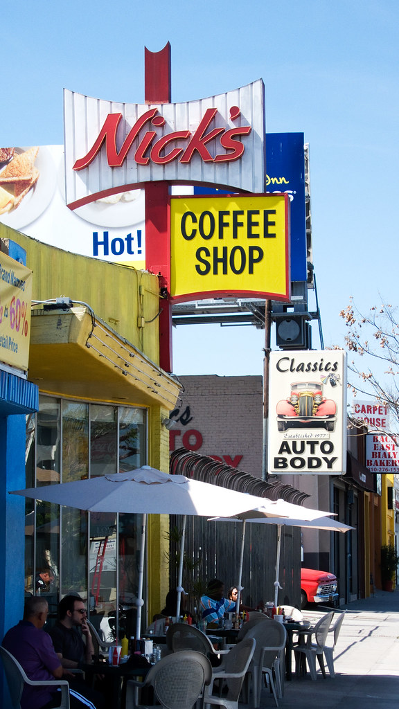 Kathy's Nick's Coffee Shop My local greasy spoon. Pico, we… Flickr