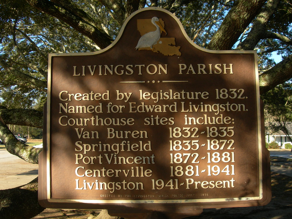 Livingston Parish Historic Marker Livingston, Louisiana Flickr