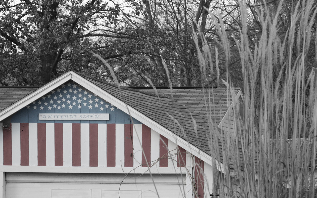 United we stand A garage in Charleston, Illinois Mitch Surprenant