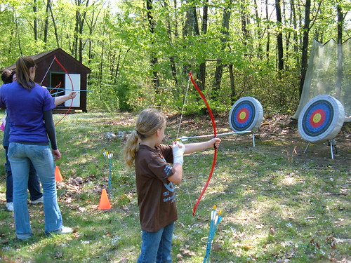 Trying Archery We attended a program at one of the local G… Flickr
