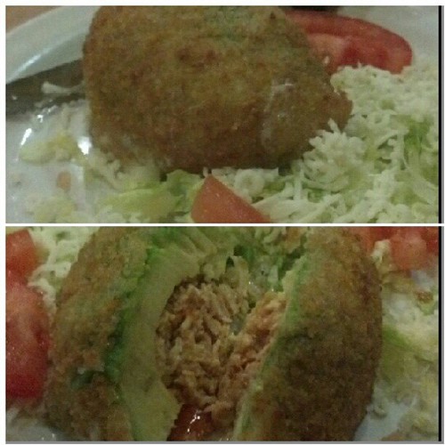 Hello deep fried chicken stuffed avocado... Hello deep fri… Flickr