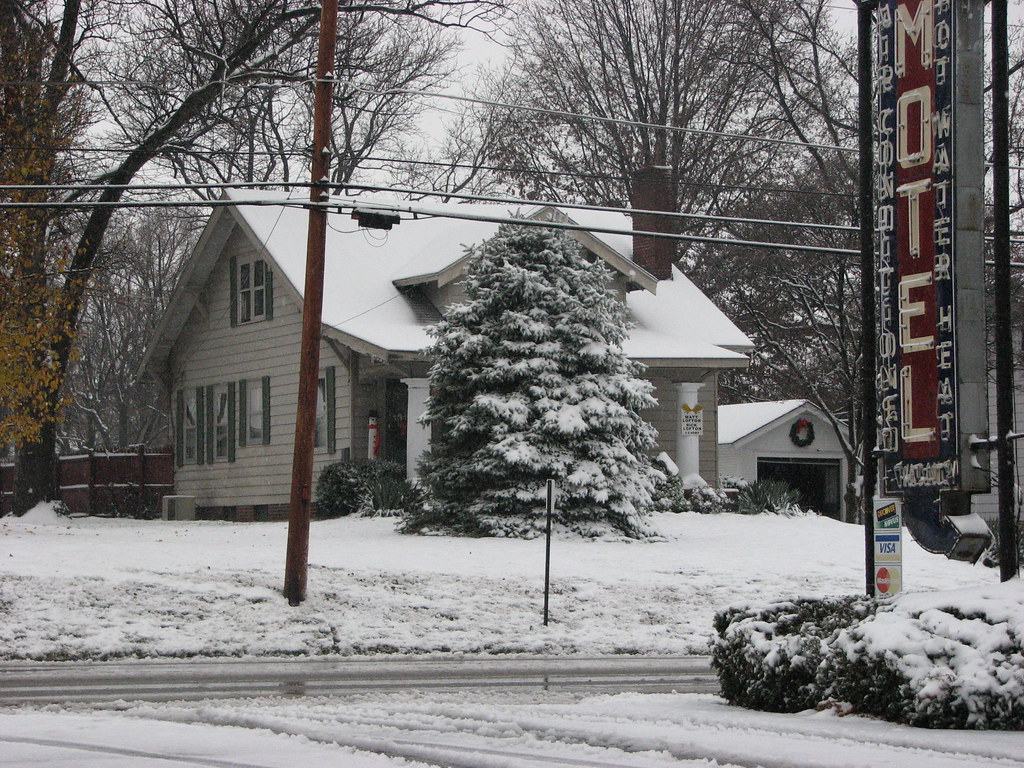 Mt. Carmel house in snow A pretty house across from where … Flickr
